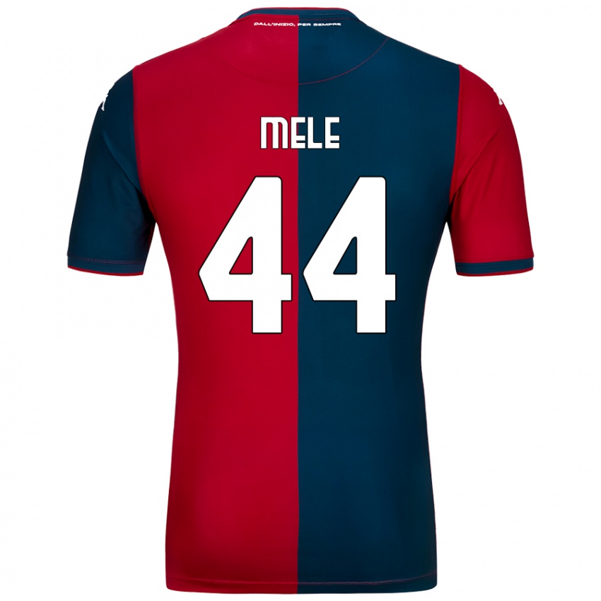 Børn Chiara Mele #44 Rød Mørkeblå Hjemmebane Spillertrøjer 2024/25 Trøje T-Shirt