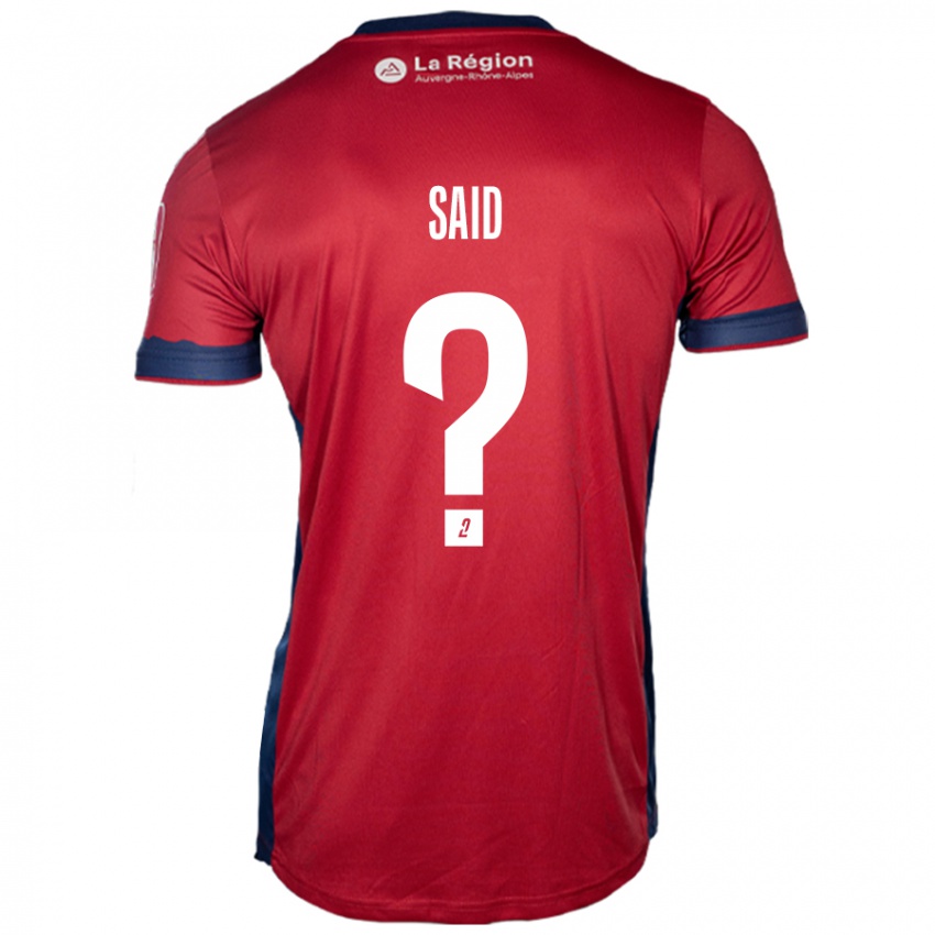 Børn Amine Saïd #0 Lys Bordeaux Hjemmebane Spillertrøjer 2024/25 Trøje T-Shirt