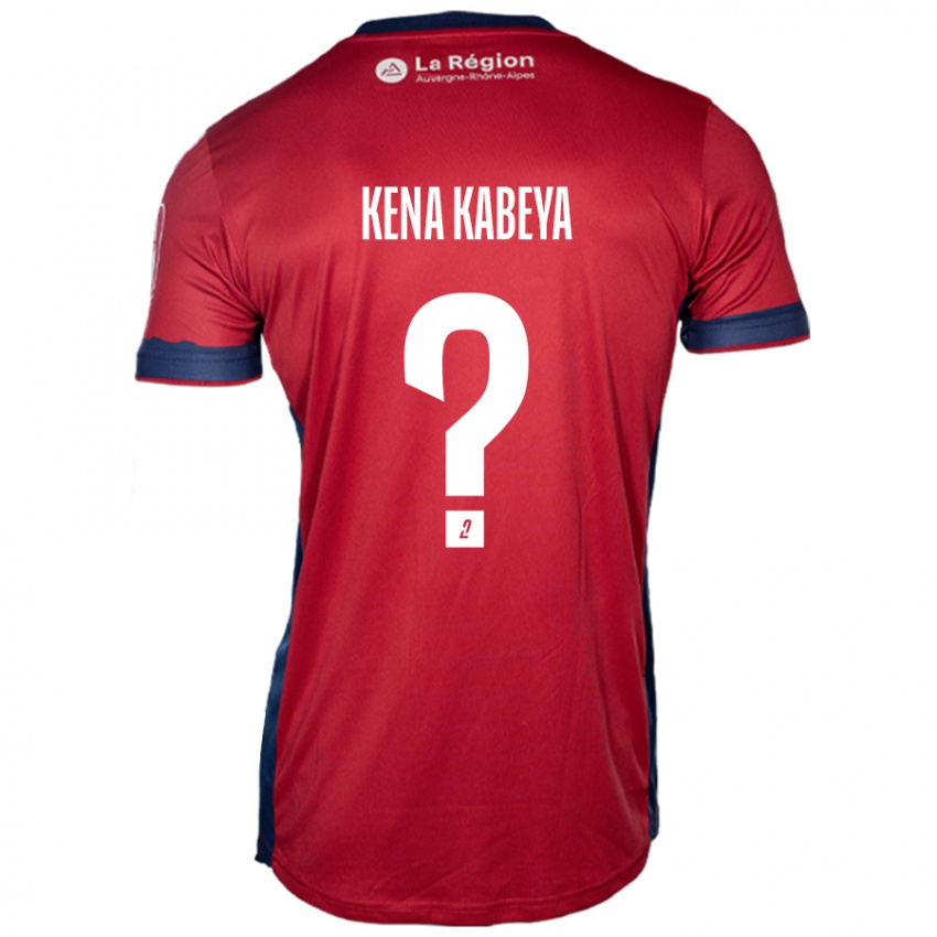 Børn Ethan Kena Kabeya #0 Lys Bordeaux Hjemmebane Spillertrøjer 2024/25 Trøje T-Shirt