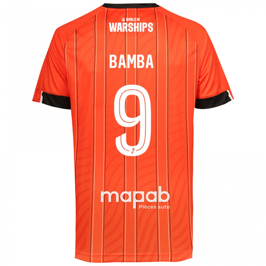 Børn Mohamed Bamba #9 Orange Hjemmebane Spillertrøjer 2024/25 Trøje T-Shirt