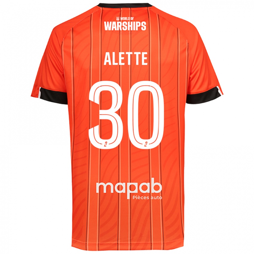 Børn Gaël Alette #30 Orange Hjemmebane Spillertrøjer 2024/25 Trøje T-Shirt