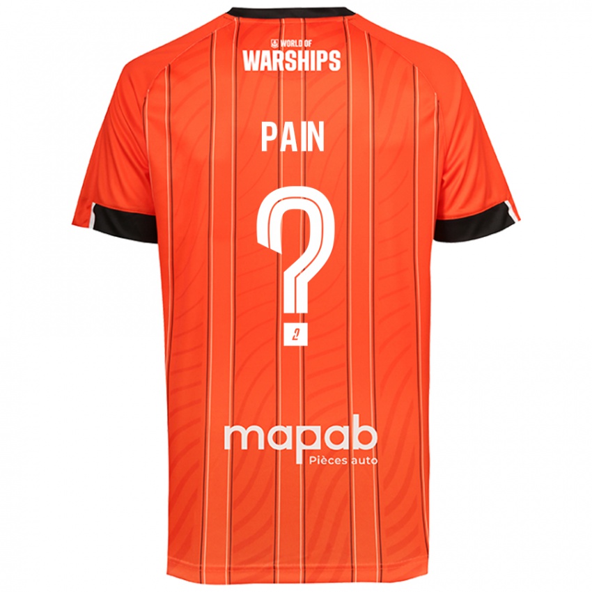 Børn Ilan Pain #0 Orange Hjemmebane Spillertrøjer 2024/25 Trøje T-Shirt