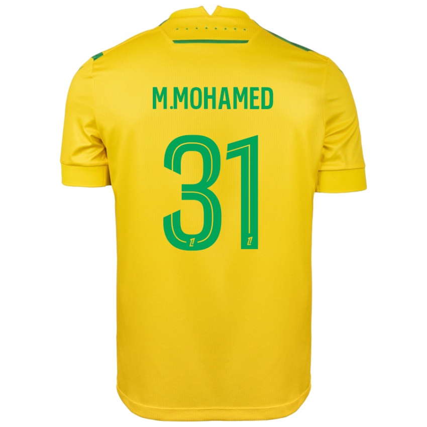 Børn Mostafa Mohamed #31 Gul Grøn Hjemmebane Spillertrøjer 2024/25 Trøje T-Shirt