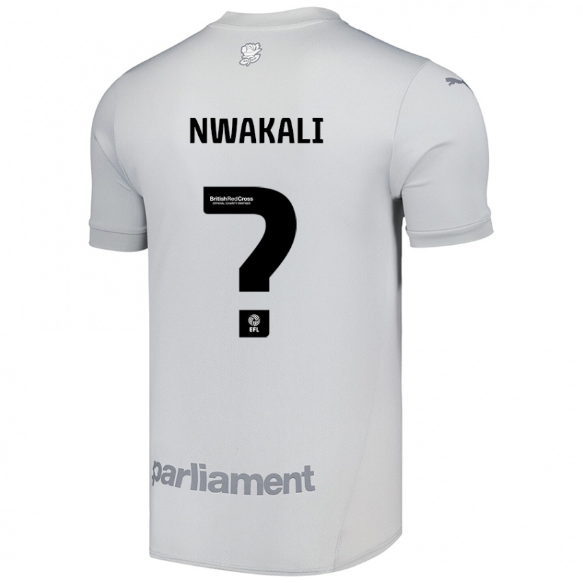 Børn Kelechi Nwakali #0 Sølvgrå Udebane Spillertrøjer 2024/25 Trøje T-Shirt