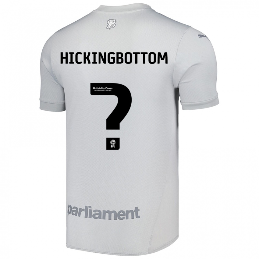 Børn Charlie Hickingbottom #0 Sølvgrå Udebane Spillertrøjer 2024/25 Trøje T-Shirt