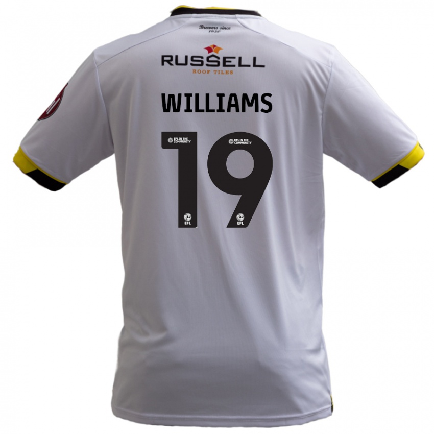 Børn Dylan Williams #19 Hvid Udebane Spillertrøjer 2024/25 Trøje T-Shirt