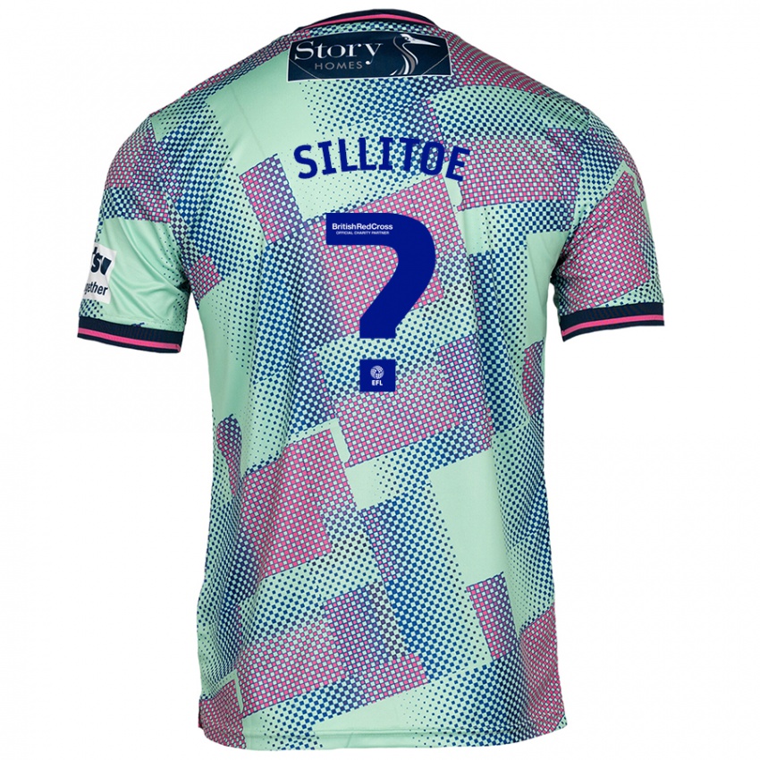 Børn Casey Sillitoe #0 Grøn Udebane Spillertrøjer 2024/25 Trøje T-Shirt