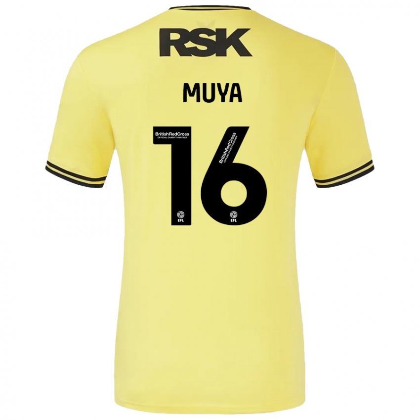 Børn Karin Muya #16 Gul Sort Udebane Spillertrøjer 2024/25 Trøje T-Shirt