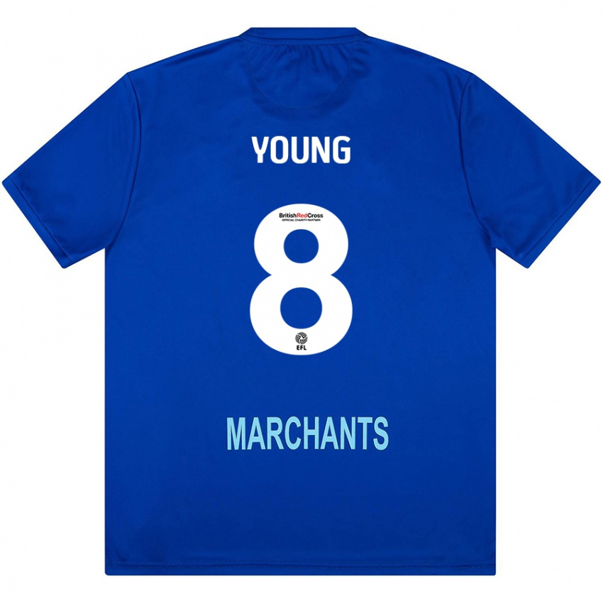 Børn Luke Young #8 Grøn Udebane Spillertrøjer 2024/25 Trøje T-Shirt