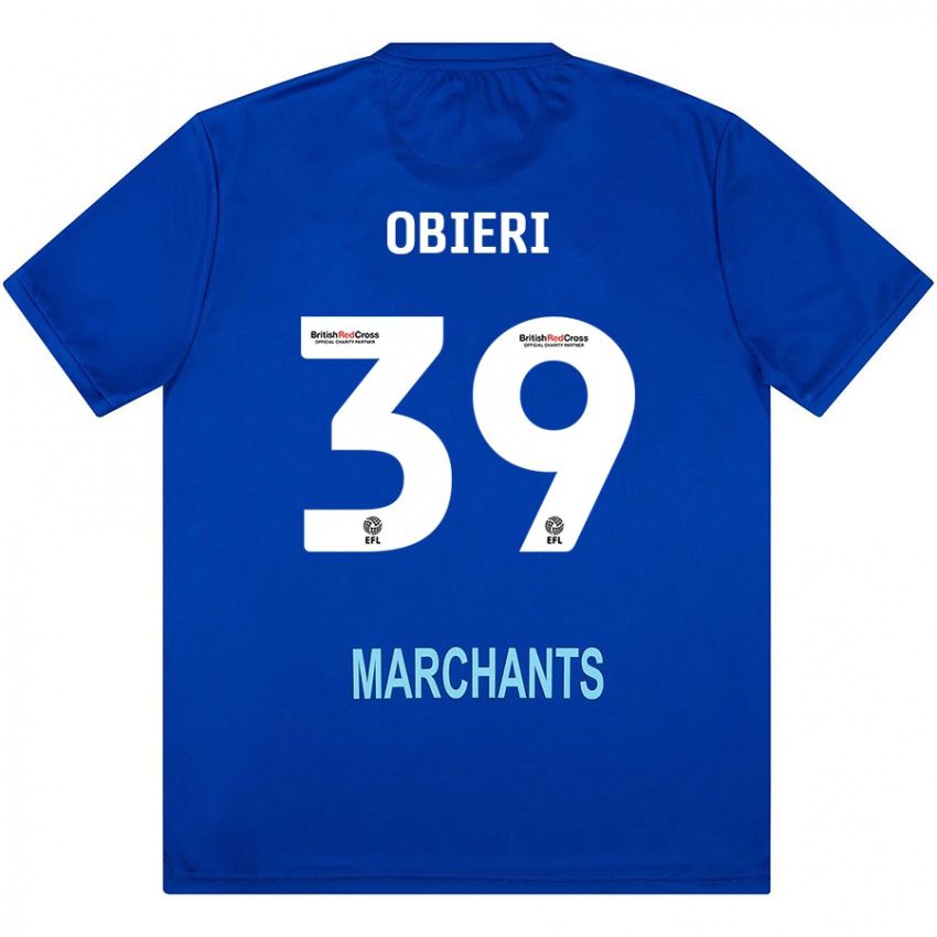 Børn Sopuruchukwu Obieri #39 Grøn Udebane Spillertrøjer 2024/25 Trøje T-Shirt