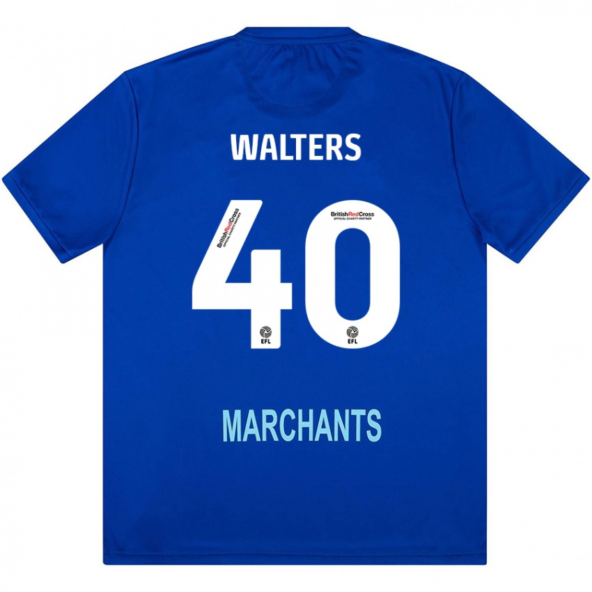 Børn Cameron Walters #40 Grøn Udebane Spillertrøjer 2024/25 Trøje T-Shirt