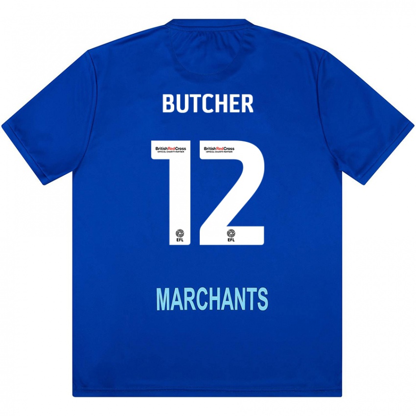 Børn Henna Butcher #12 Grøn Udebane Spillertrøjer 2024/25 Trøje T-Shirt