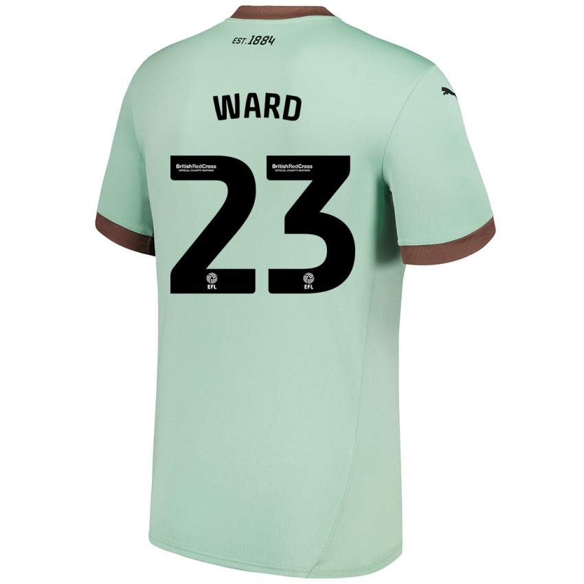 Børn Joe Ward #23 Bleg Grøn Udebane Spillertrøjer 2024/25 Trøje T-Shirt