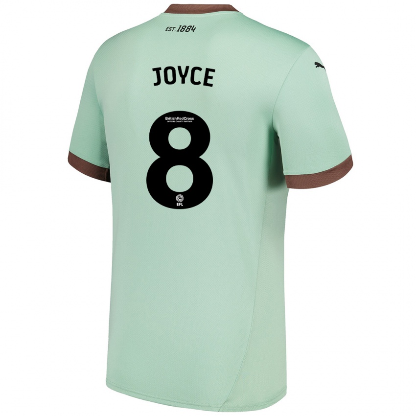 Børn Emily Joyce #8 Bleg Grøn Udebane Spillertrøjer 2024/25 Trøje T-Shirt