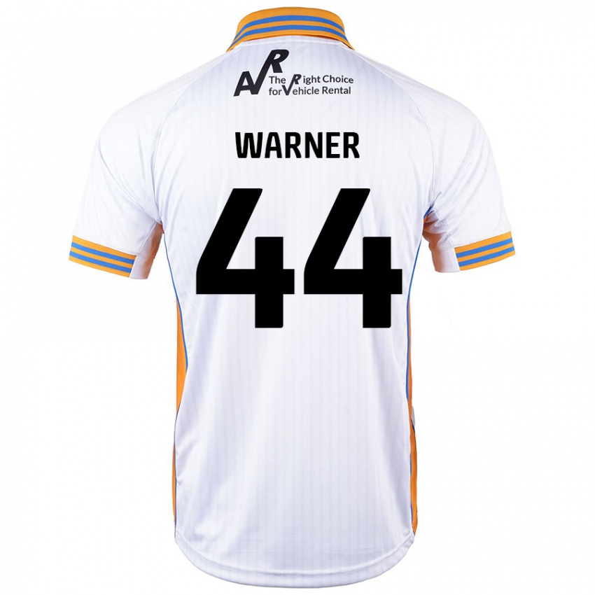 Børn James Warner #44 Hvid Udebane Spillertrøjer 2024/25 Trøje T-Shirt