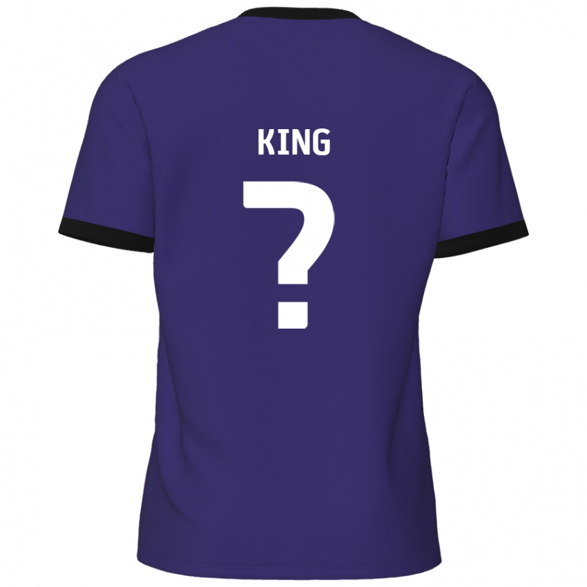 Børn Eli King #0 Lilla Udebane Spillertrøjer 2024/25 Trøje T-Shirt