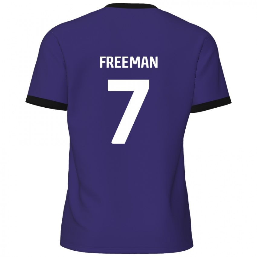 Børn Nick Freeman #7 Lilla Udebane Spillertrøjer 2024/25 Trøje T-Shirt