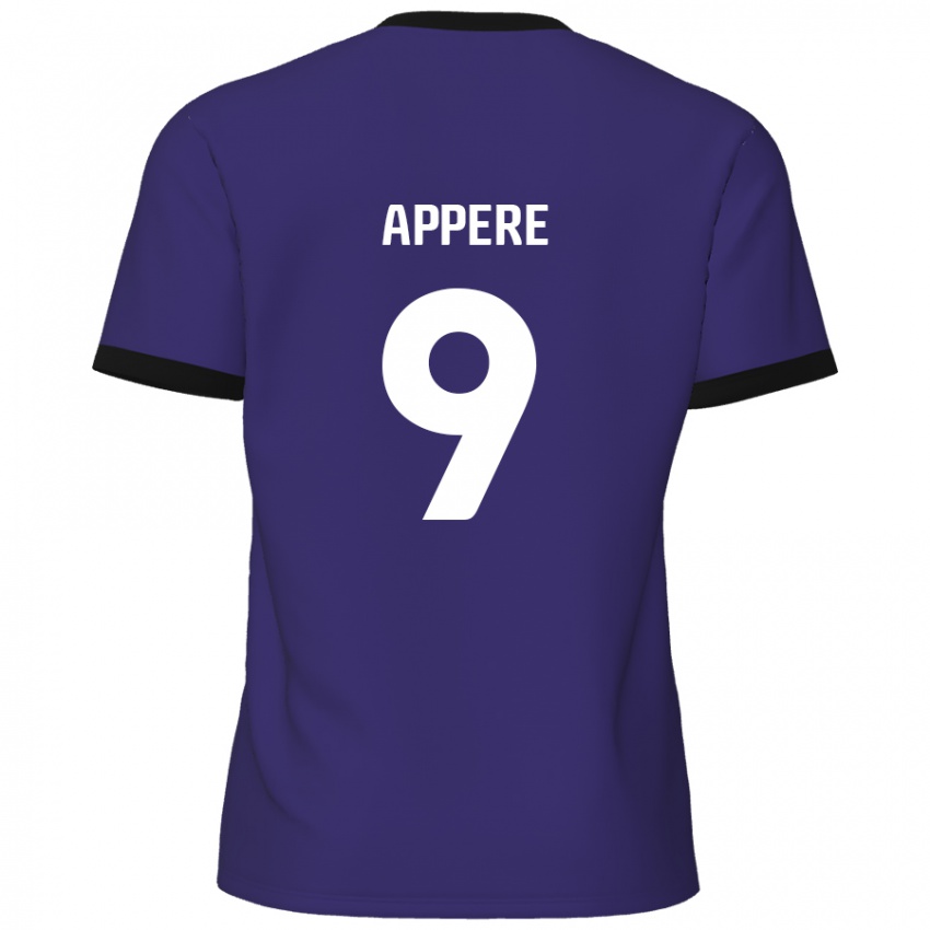 Børn Louis Appéré #9 Lilla Udebane Spillertrøjer 2024/25 Trøje T-Shirt