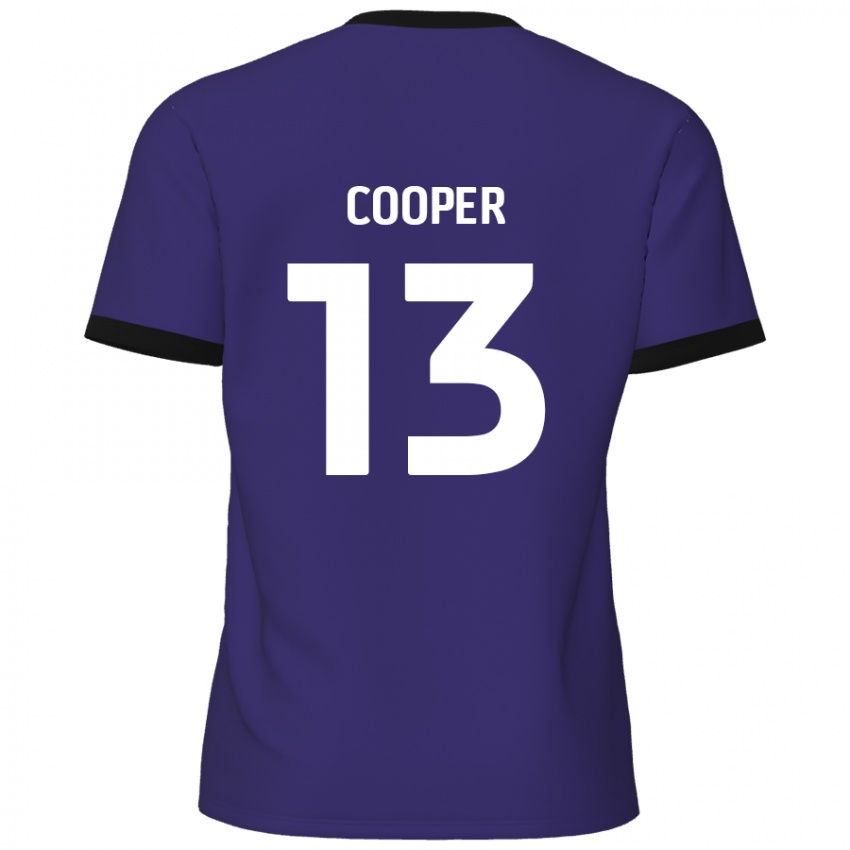 Børn Murphy Cooper #13 Lilla Udebane Spillertrøjer 2024/25 Trøje T-Shirt