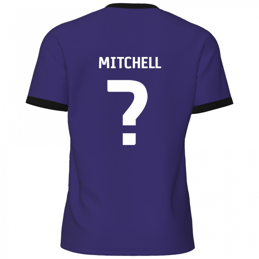 Børn Rylee Mitchell #0 Lilla Udebane Spillertrøjer 2024/25 Trøje T-Shirt