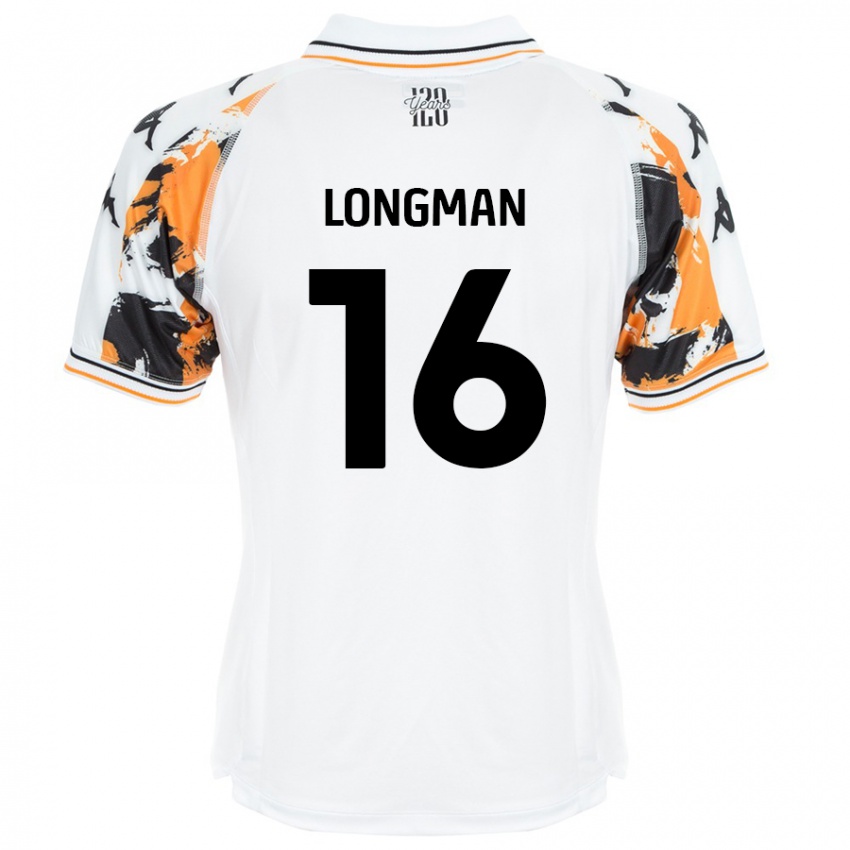 Børn Ryan Longman #16 Hvid Udebane Spillertrøjer 2024/25 Trøje T-Shirt