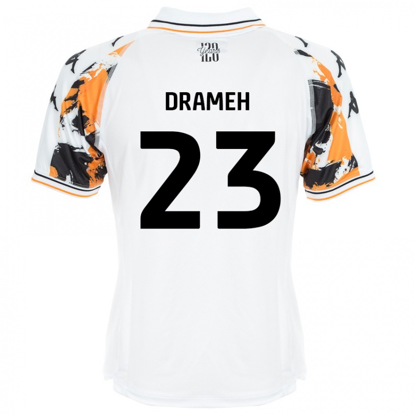 Børn Cody Drameh #23 Hvid Udebane Spillertrøjer 2024/25 Trøje T-Shirt