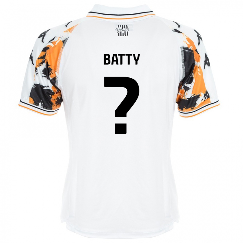 Børn Joe Batty #0 Hvid Udebane Spillertrøjer 2024/25 Trøje T-Shirt