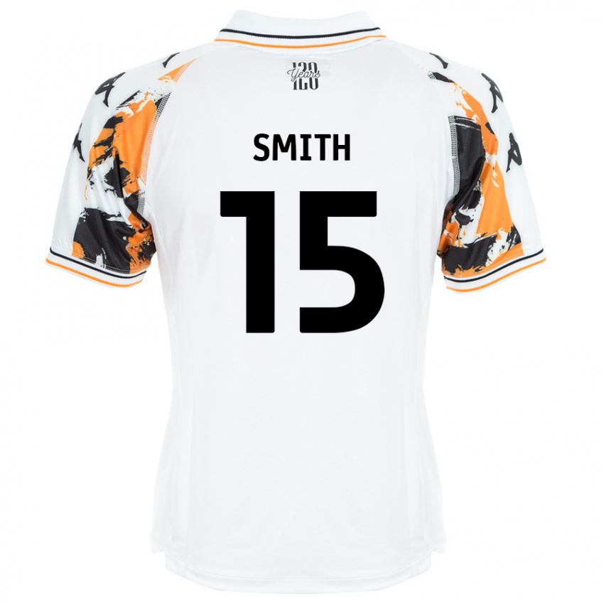 Børn Suey Smith #15 Hvid Udebane Spillertrøjer 2024/25 Trøje T-Shirt