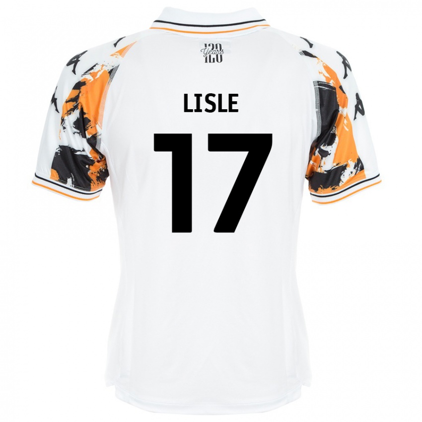 Børn Mary Lisle #17 Hvid Udebane Spillertrøjer 2024/25 Trøje T-Shirt