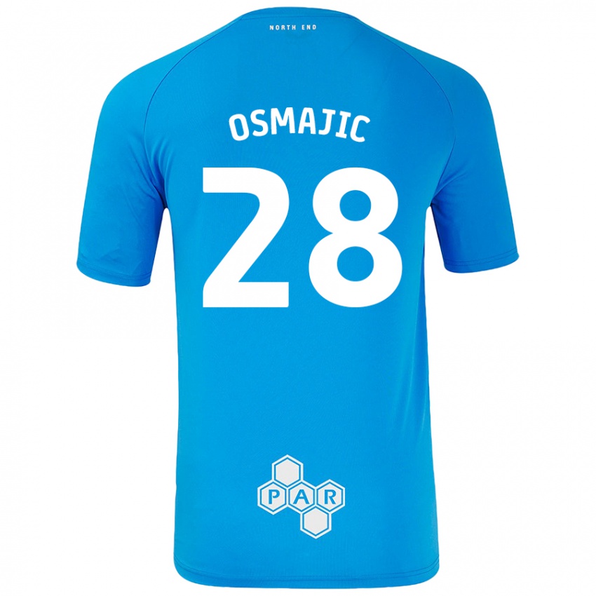 Børn Milutin Osmajic #28 Himmelblå Udebane Spillertrøjer 2024/25 Trøje T-Shirt