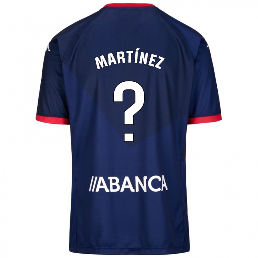 Børn Pablo Martínez #4 Marineblå Udebane Spillertrøjer 2024/25 Trøje T-Shirt