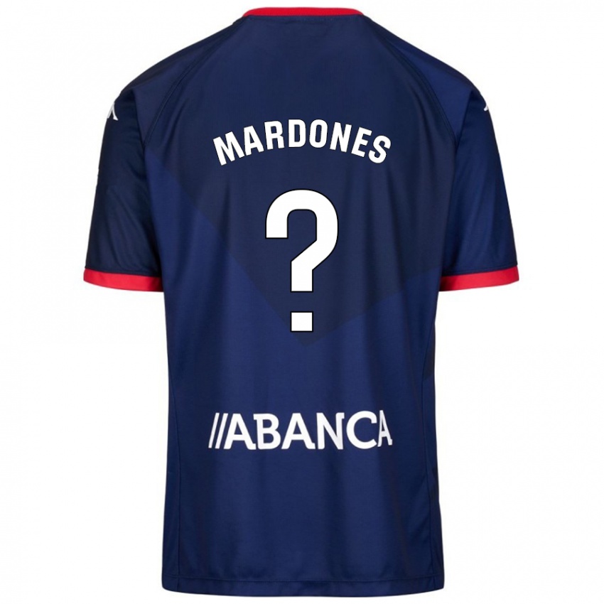 Børn Alvaro Mardones #0 Marineblå Udebane Spillertrøjer 2024/25 Trøje T-Shirt