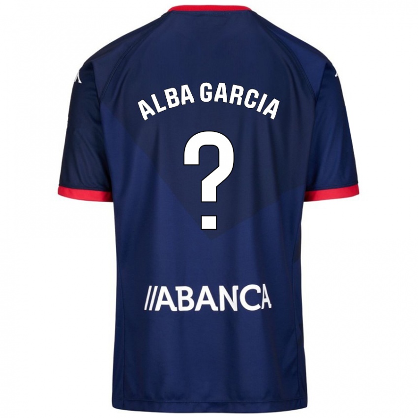 Børn Lucía Alba García #13 Marineblå Udebane Spillertrøjer 2024/25 Trøje T-Shirt