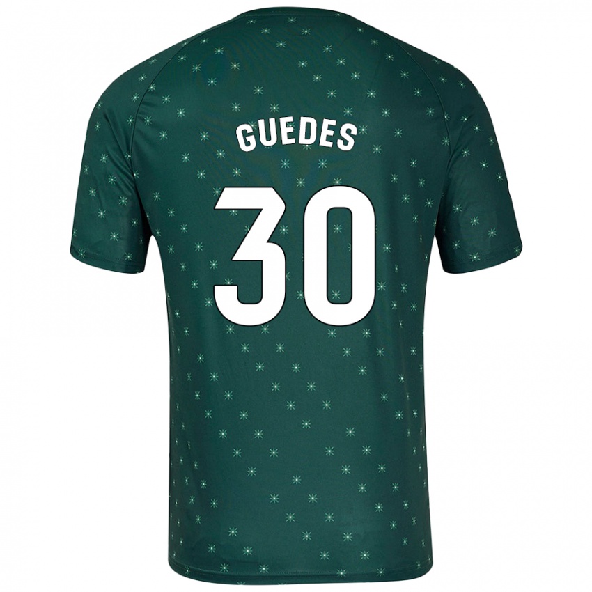 Børn Gui Guedes #30 Mørkegrøn Udebane Spillertrøjer 2024/25 Trøje T-Shirt