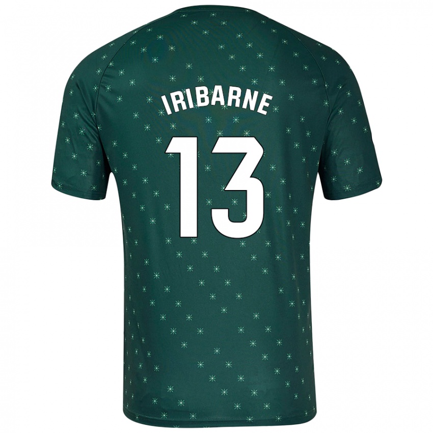 Børn Bruno Iribarne #13 Mørkegrøn Udebane Spillertrøjer 2024/25 Trøje T-Shirt