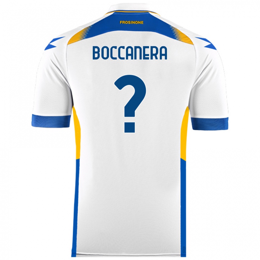 Børn Alessio Boccanera #0 Hvid Udebane Spillertrøjer 2024/25 Trøje T-Shirt