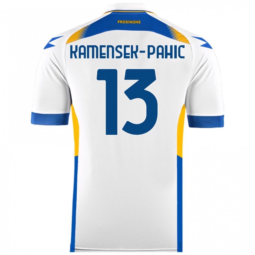 Børn Matjaz Kamensek-Pahic #13 Hvid Udebane Spillertrøjer 2024/25 Trøje T-Shirt