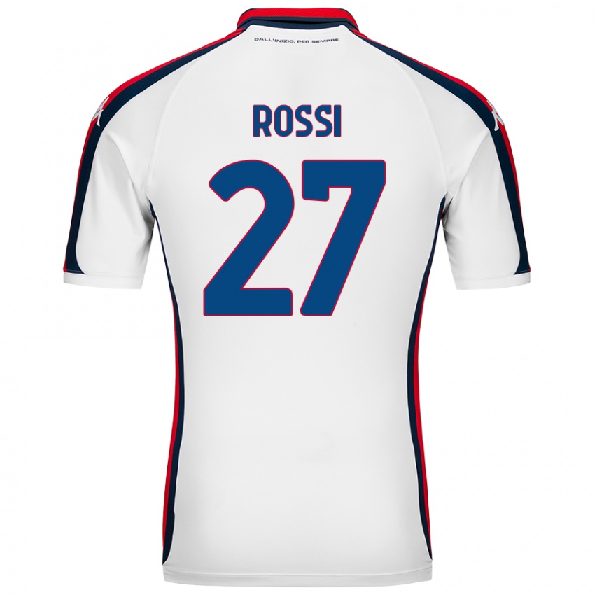 Børn Lucrezia Rossi #27 Hvid Udebane Spillertrøjer 2024/25 Trøje T-Shirt