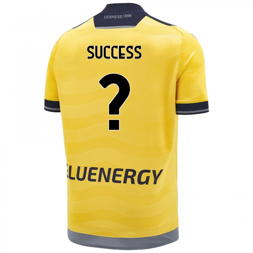 Børn Isaac Success #0 Gylden Udebane Spillertrøjer 2024/25 Trøje T-Shirt