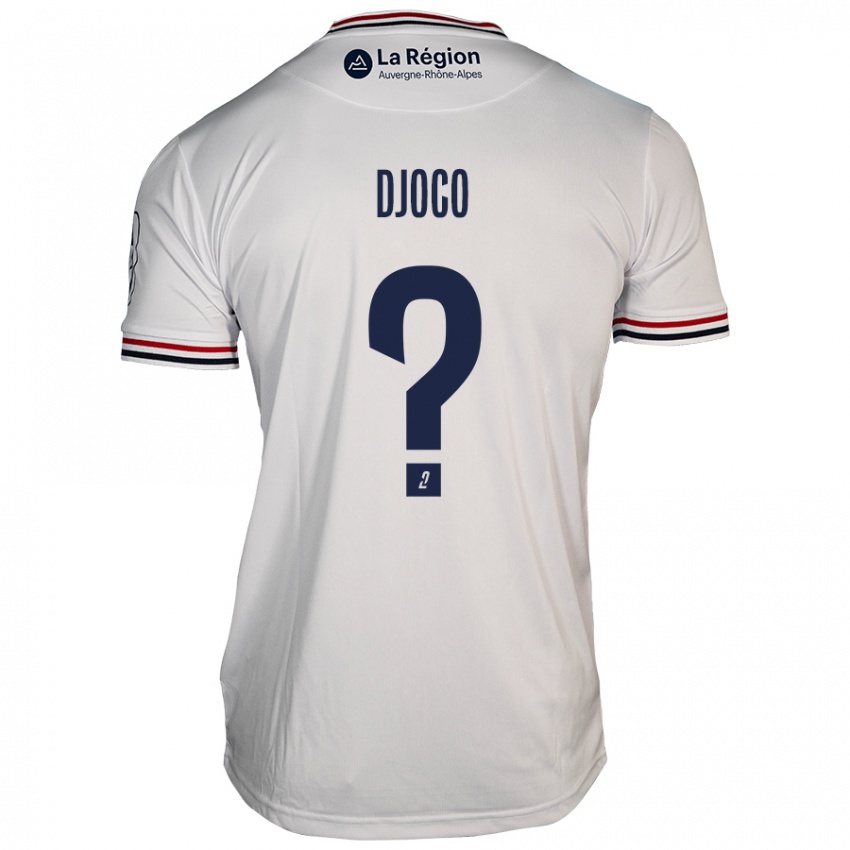 Børn Ouparine Djoco #0 Hvid Udebane Spillertrøjer 2024/25 Trøje T-Shirt