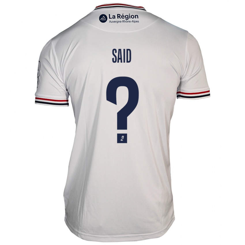 Børn Amine Saïd #0 Hvid Udebane Spillertrøjer 2024/25 Trøje T-Shirt