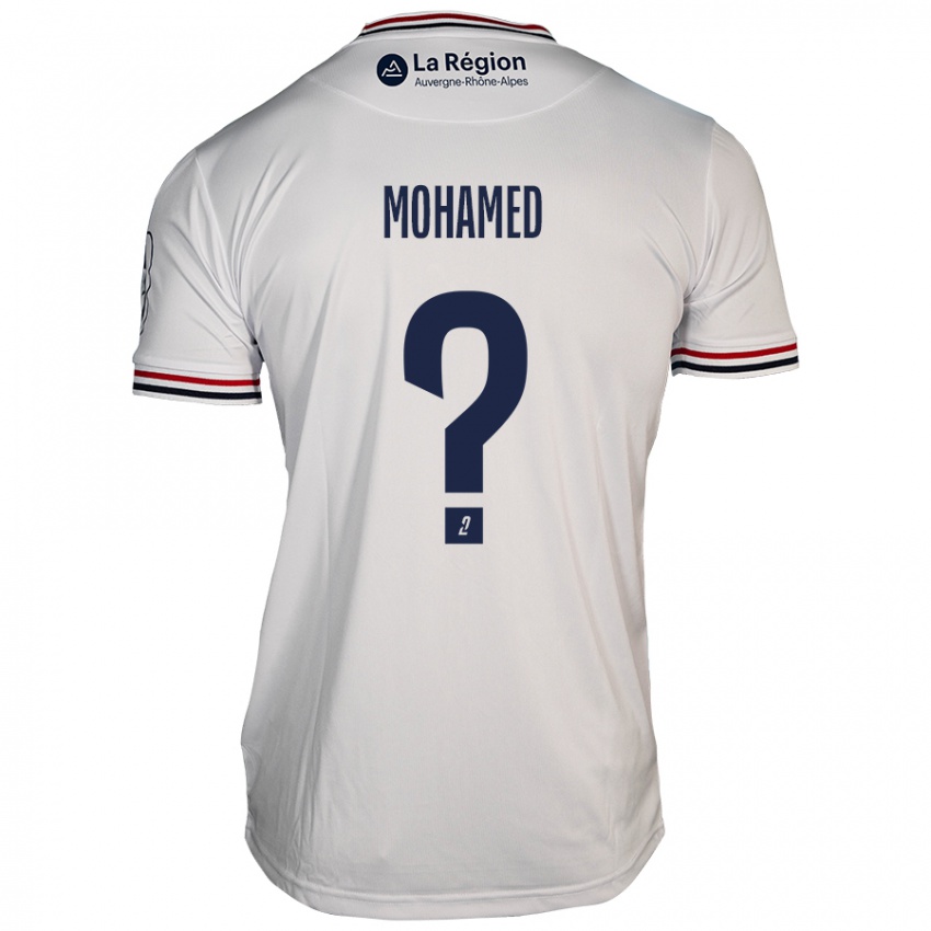 Børn Yassine Mohamed #0 Hvid Udebane Spillertrøjer 2024/25 Trøje T-Shirt