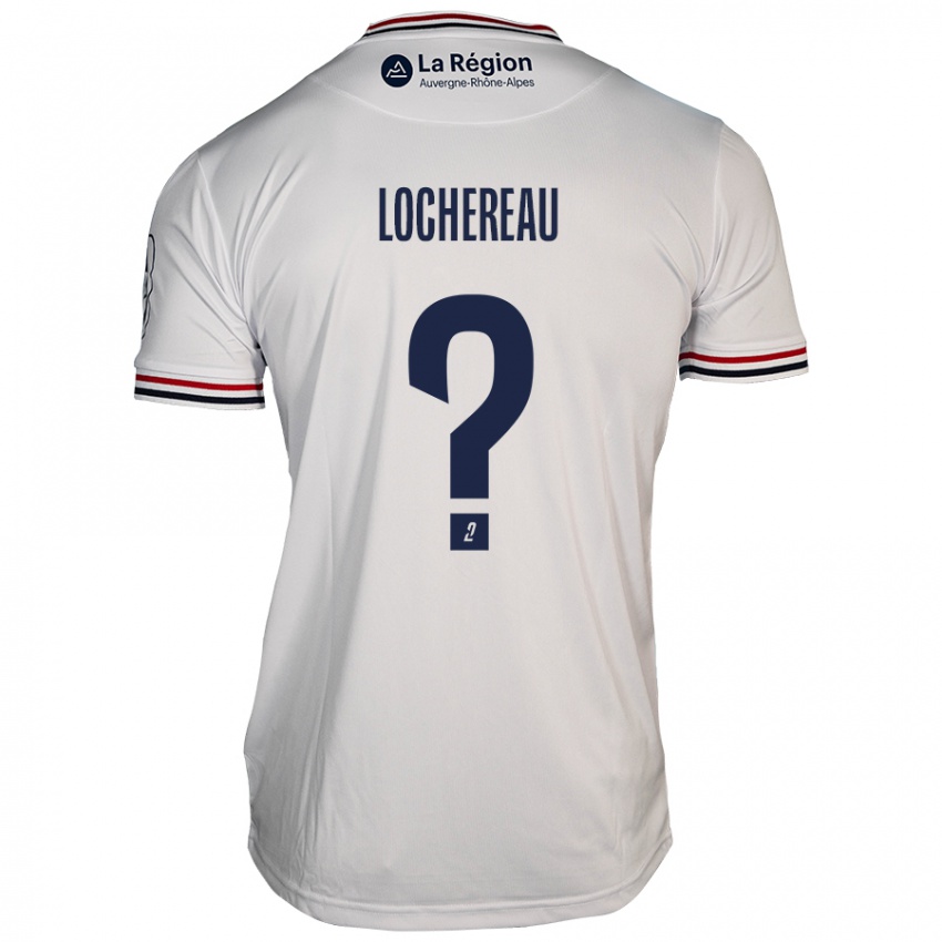 Børn Yad Lochereau #0 Hvid Udebane Spillertrøjer 2024/25 Trøje T-Shirt