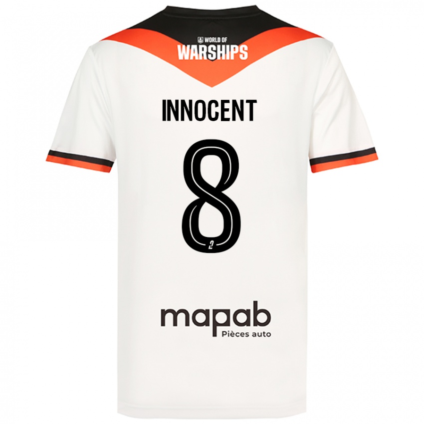 Børn Bonke Innocent #8 Hvid Udebane Spillertrøjer 2024/25 Trøje T-Shirt