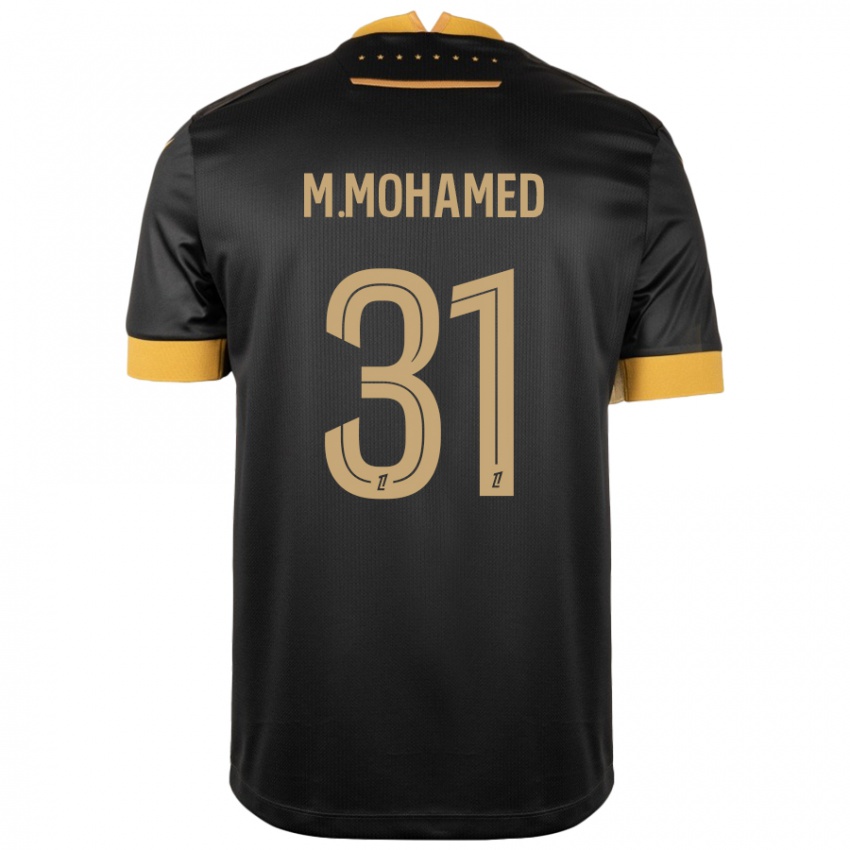 Børn Mostafa Mohamed #31 Sort Brun Udebane Spillertrøjer 2024/25 Trøje T-Shirt