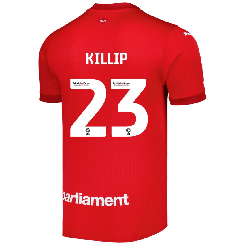 Mænd Ben Killip #23 Rød Hjemmebane Spillertrøjer 2024/25 Trøje T-Shirt