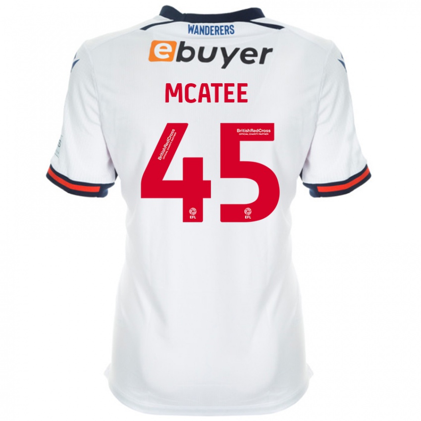 Mænd John Mcatee #45 Hvid Hjemmebane Spillertrøjer 2024/25 Trøje T-Shirt