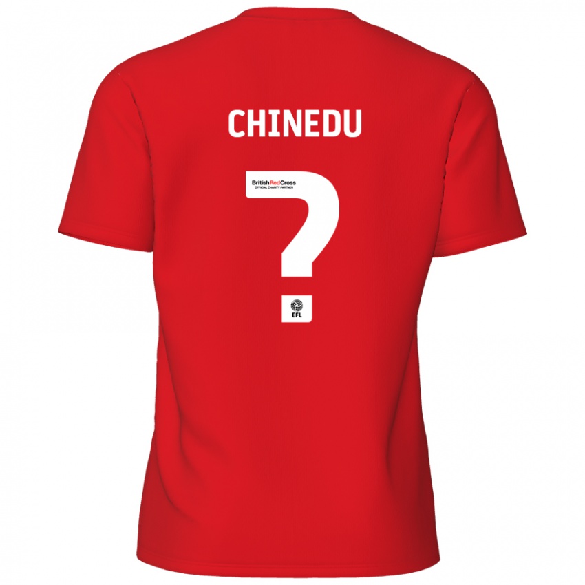 Mænd Phillip Chinedu #0 Rød Hjemmebane Spillertrøjer 2024/25 Trøje T-Shirt