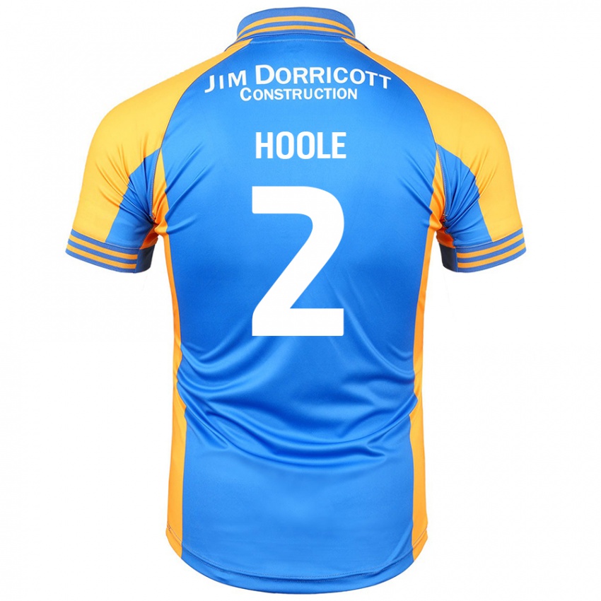 Mænd Luca Hoole #2 Blå Rav Hjemmebane Spillertrøjer 2024/25 Trøje T-Shirt