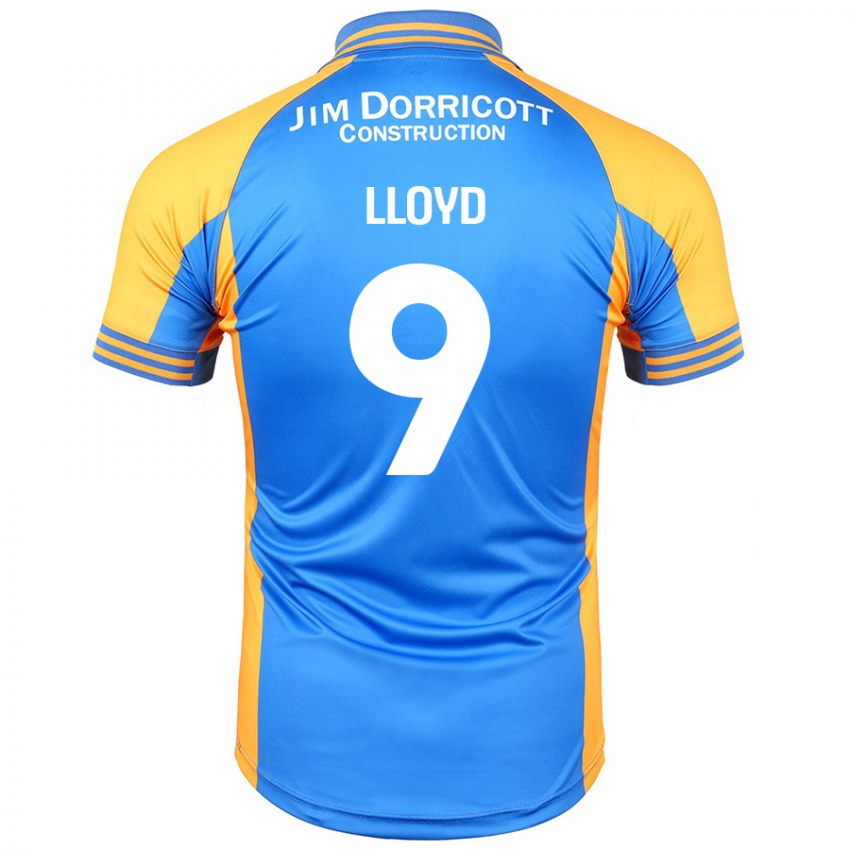 Mænd George Lloyd #9 Blå Rav Hjemmebane Spillertrøjer 2024/25 Trøje T-Shirt